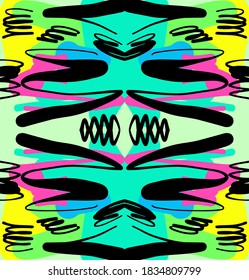 Abstrakter Hintergrund. Handgezeichnete Illustration. Modernes Design.