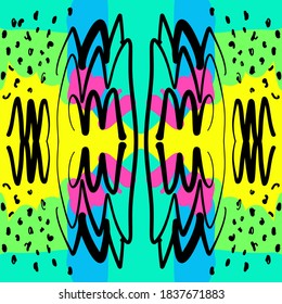 Abstract background . Hand drawn illustration. Modern design pattern.