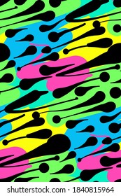 Abstract background . Hand drawn illustration. Modern design pattern. Vector.