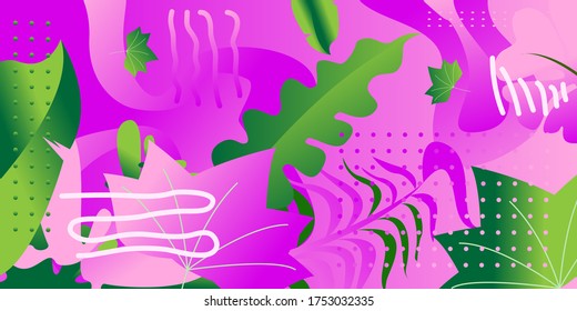 abstract background and hand drawn natural floral leaves suitable for your digital background or other background needs