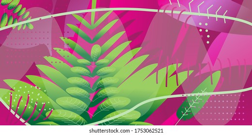 abstract background and hand drawn natural floral leaves suitable for your digital background or other background needs