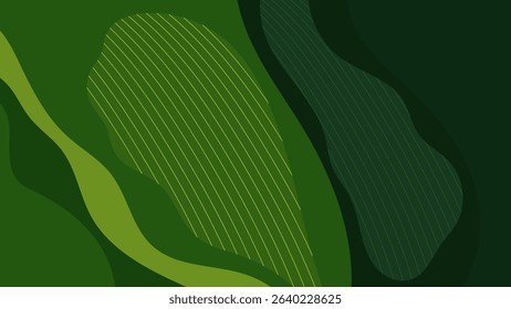 ABSTRACT BACKGROUND HAND DRAWN ORGANIC SHAPES.GREEN PASTEL COLOR FLAT DESIGN VECTOR TEMPLATE FOR WALLPAPER, COVER DESIGN