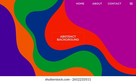 FONDO Abstractas DIBUJADO A MANO FORMAS ORGÁNICAS. PLANTILLA DE VECTOR DE DISEÑO PLANO DE COLOR PASTEL PARA FONDO DE PANTALLA, DISEÑO DE CUBIERTA