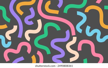 Abstract background with hand drawn pattern design
