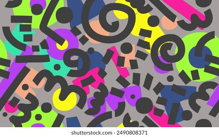 Abstract background with hand drawn pattern design