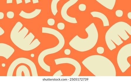 Abstract background with hand drawn pattern design