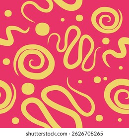 Abstract background with hand drawn pattern design