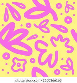 Abstract background with hand drawn pattern design