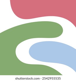 ABSTRACT BACKGROUND WITH HAND DRAWN SHAPES COLORFUL FLAT DESIGN VECTOR TEMPLATE FOR WALLPAPER, COVER DESIGN