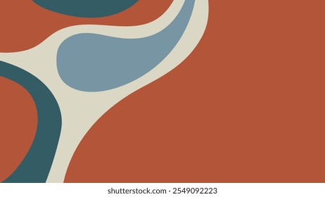 FONDO Abstractas CON FORMAS DIBUJADAS A MANO PLANTILLA DE VECTOR DE DISEÑO PASTEL PLANO COLORIDO PARA FONDO DE PANTALLA, DISEÑO DE CUBIERTA