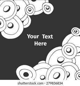 Abstract  background. Hand drawn vector illustration.