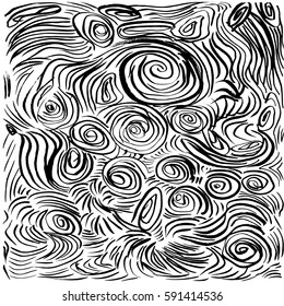 Abstract background. Hand drawn vector illustration. 