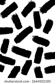 Abstract background with hand painted grunge brush strokes design