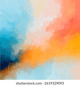 abstract background with a hand painted minimal modern art design