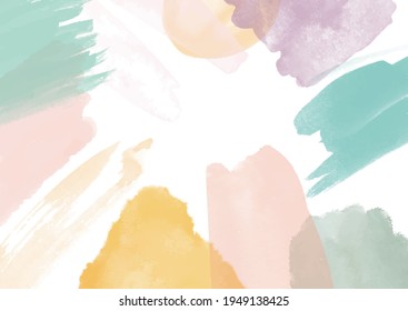 Fondo abstracto con un diseño de acuarela pintado a mano
