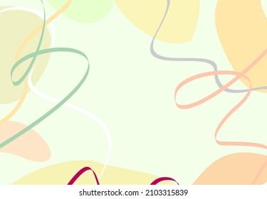 Abstract background. Hand-drawn various figures and doodles. Modern trendy vector illustrations. Pastel colors