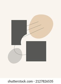 Abstrakter Hintergrund. Handgezeichnet in verschiedenen Formen und Doodles. Moderne trendige Vektorgrafik. Jeder Hintergrund ist einzeln. Pastelltöne