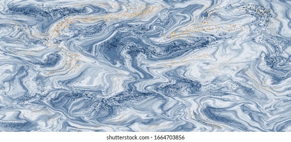 Abstract background, hand-painted texture, marble swirls, splashes, drops of paint, paint smears. Chic trendy print. Design for background, wallpapers, covers, banner, poster, cards, packaging. 