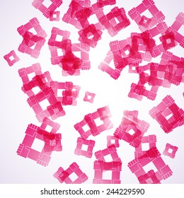 abstract background: handshake