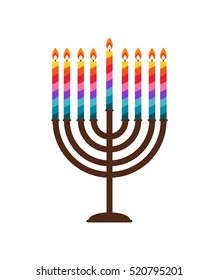 Abstract Background Happy Hanukkah, Jewish Holiday. Vector Illustration EPS10