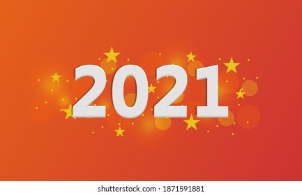 abstract background Happy new year 2021
