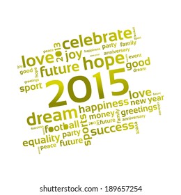 Abstract Background - Happy New Year 2015
