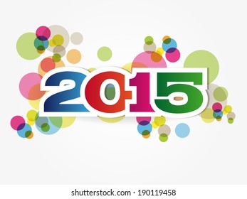 Abstract Background - Happy New Year 2015