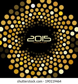 Abstract Background - Happy New Year 2015