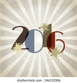 Abstract Background - Happy New Year 2016