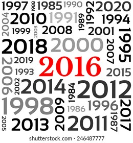 Abstract Background - Happy New Year 2016