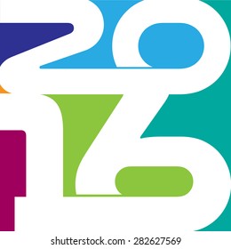 Abstract Background - Happy New Year 2016