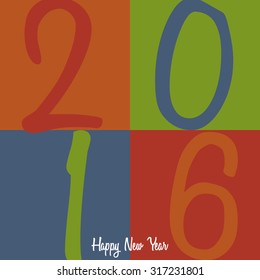Abstract Background - Happy New Year 2016