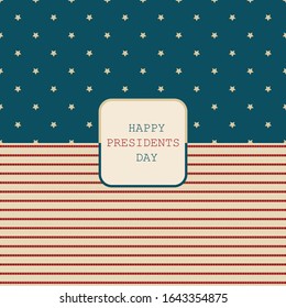 Abstract background Happy President's Day Vintage USA, United States of America celebration. american holiday textile textured retro design