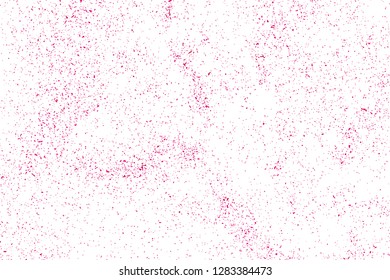 Abstract Background Happy Valentines Day. Scarlet Explosion Of Confetti Isolated On White. Pink Glitter. Overlay Texture.  Digitally Generated Image. Vector Illustration, Eps 10.