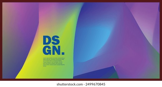 Abstract background with harmonious colors suitable for banners and social media