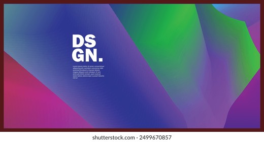 Abstract background with harmonious colors suitable for banners and social media