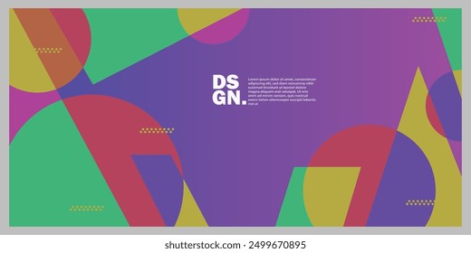 Abstract background with harmonious colors suitable for banners and social media