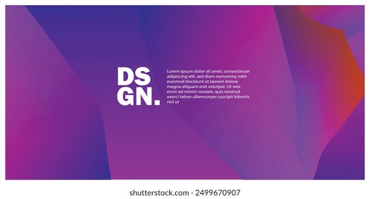 Abstract background with harmonious colors suitable for banners and social media