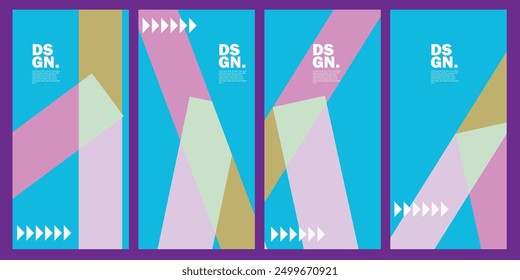 Abstract background with harmonious colors suitable for banners and social media