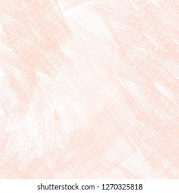 Abstract background. Hatching in pastel pink.