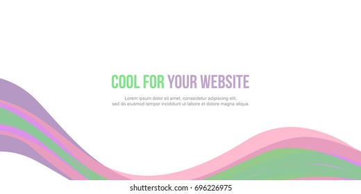 Abstract background header website design