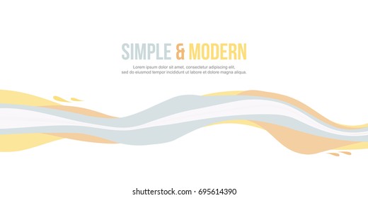 Abstract background for header website wave design