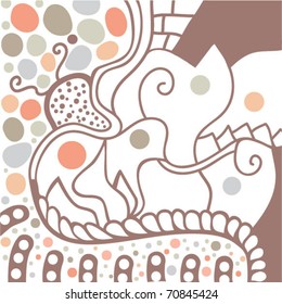 Abstract background. Headscarf design.