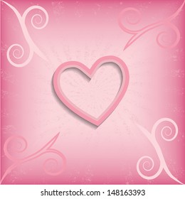 Abstract background with heart 