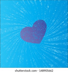 Abstract background with heart 