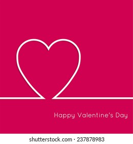 Abstract background with heart. 