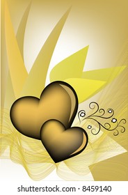 abstract background with heart