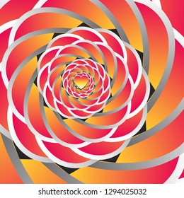 Abstract background, heart and spiral design. Vector EPS 10.