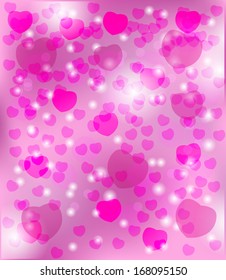 Abstract background with heart, Valentines day