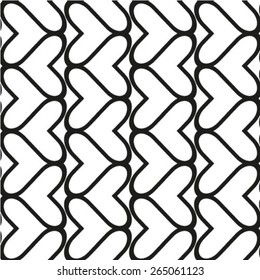 Abstract background with hearts.